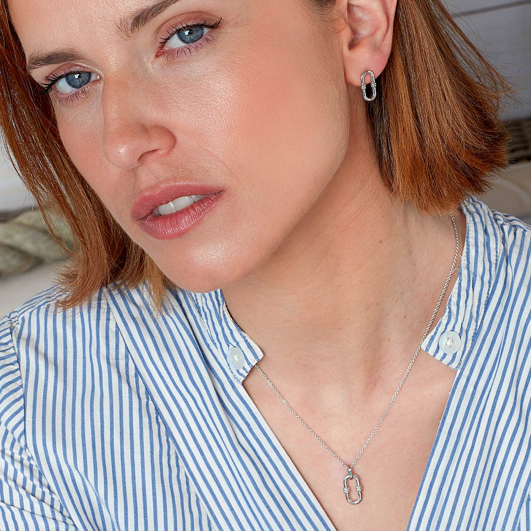 Marina Rope Bar Link Necklace