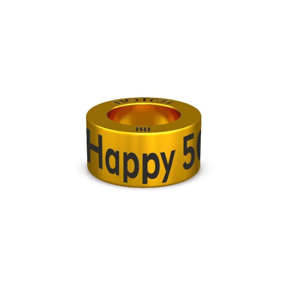 Happy 50th Birthday Celebration Charm