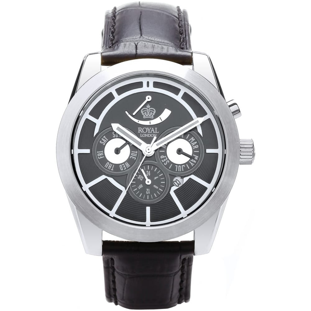 Mens Automatic Month, Date and Day Black face Watch