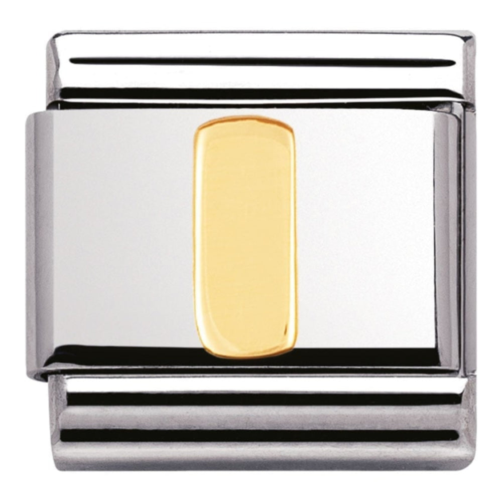 Classic Gold Letter 'I' Link