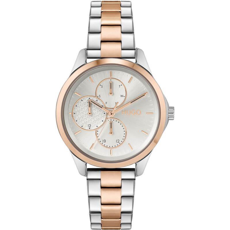 FEARLESS MULTI Silver Dial & Two Tone Bracelet Strap Ladies Watch