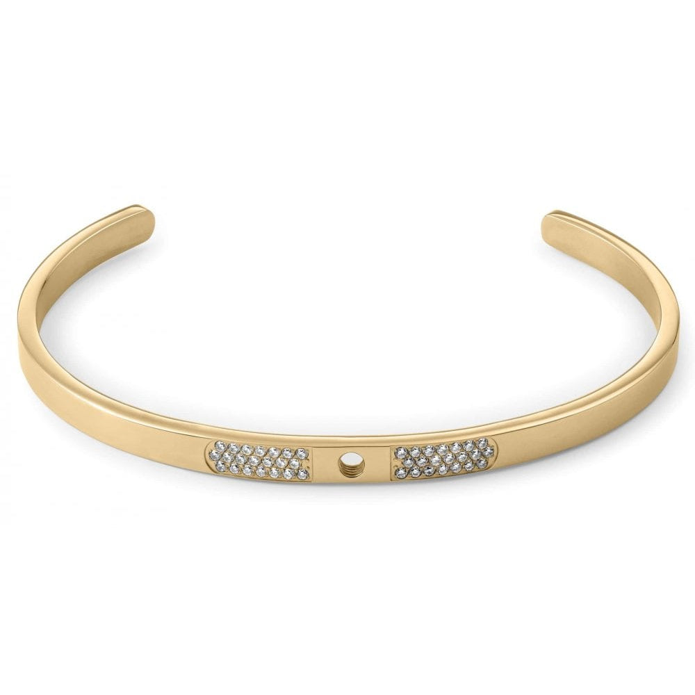 Como Deluxe Bangle In Gold Plated Stainless Steel