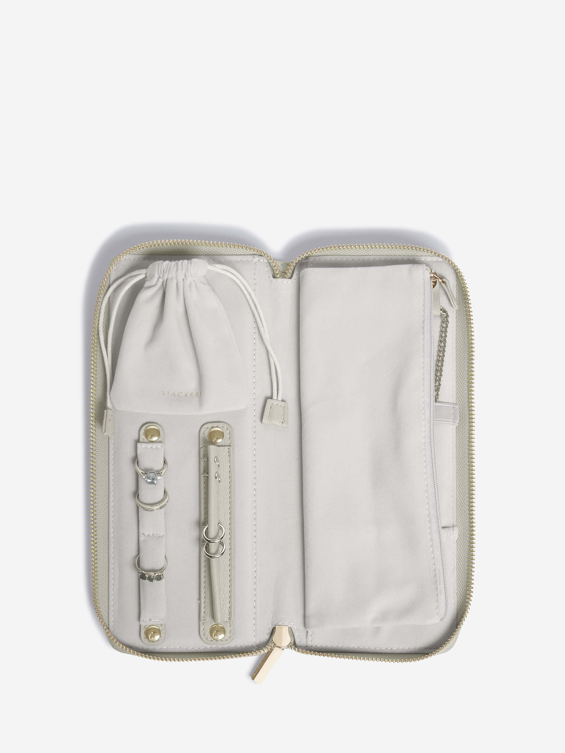 Oatmeal Jewellery Roll