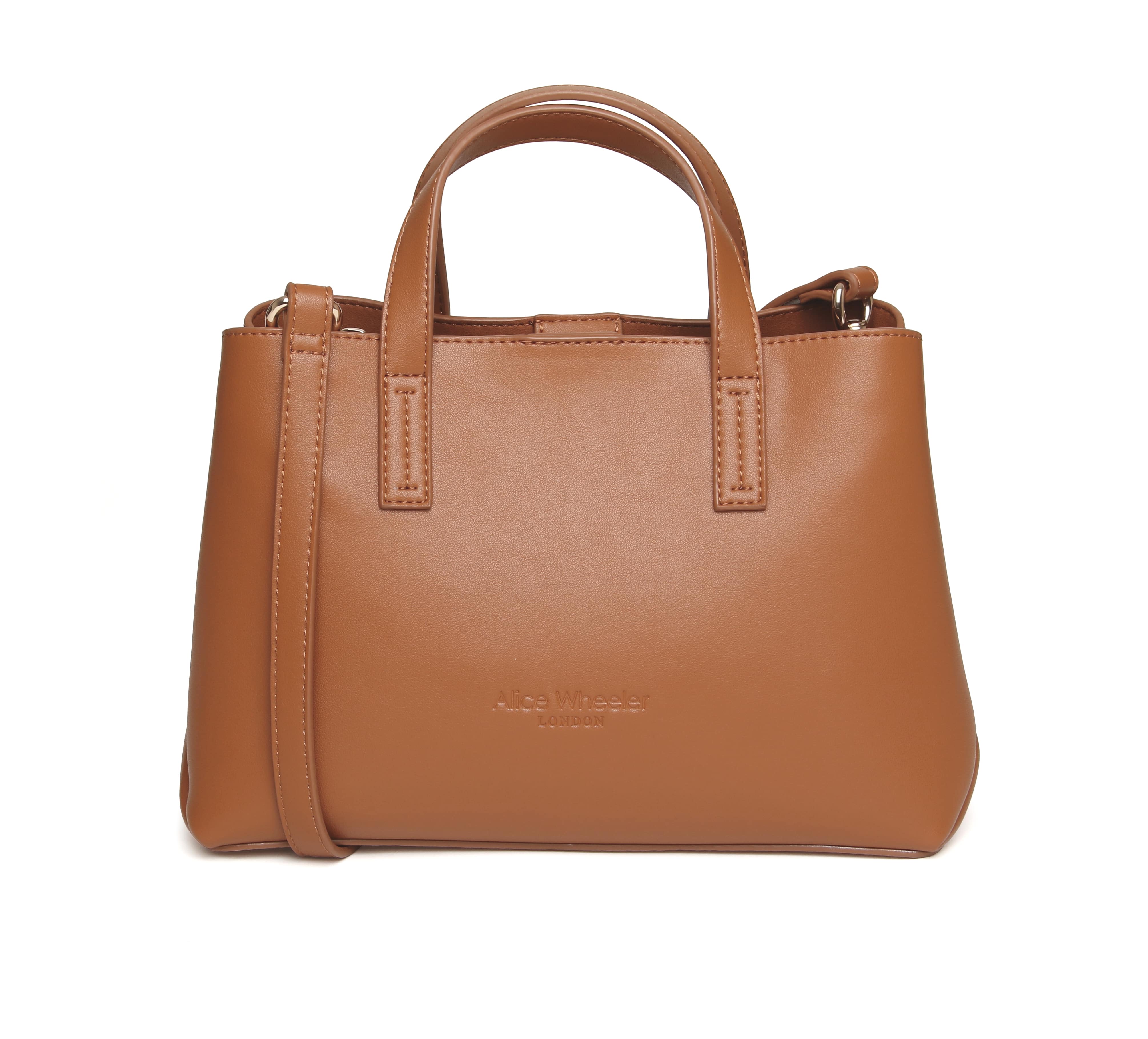 Florence Handbag Tote In Tan