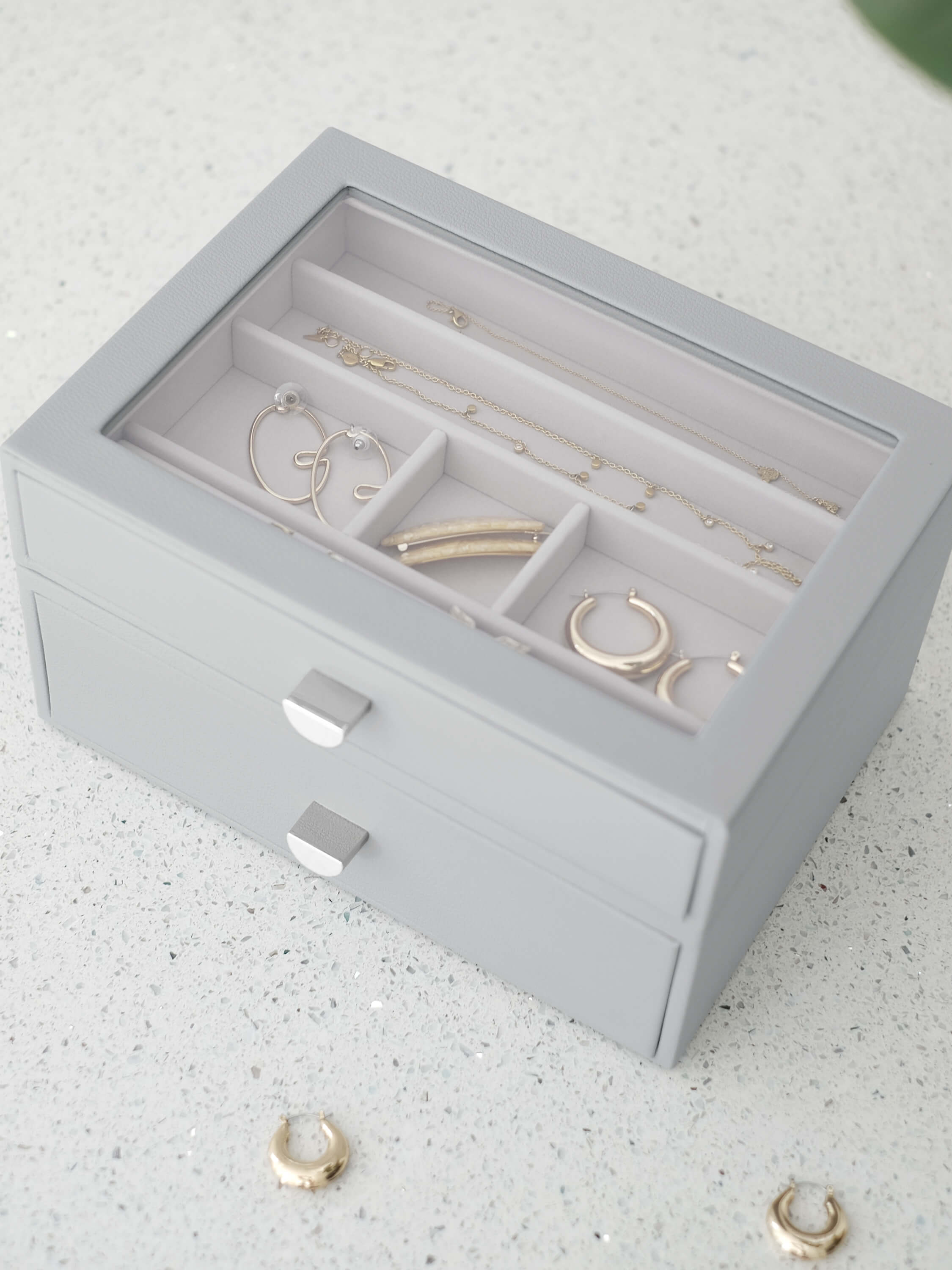 Pebble Grey Classic Drawer Set Of 2