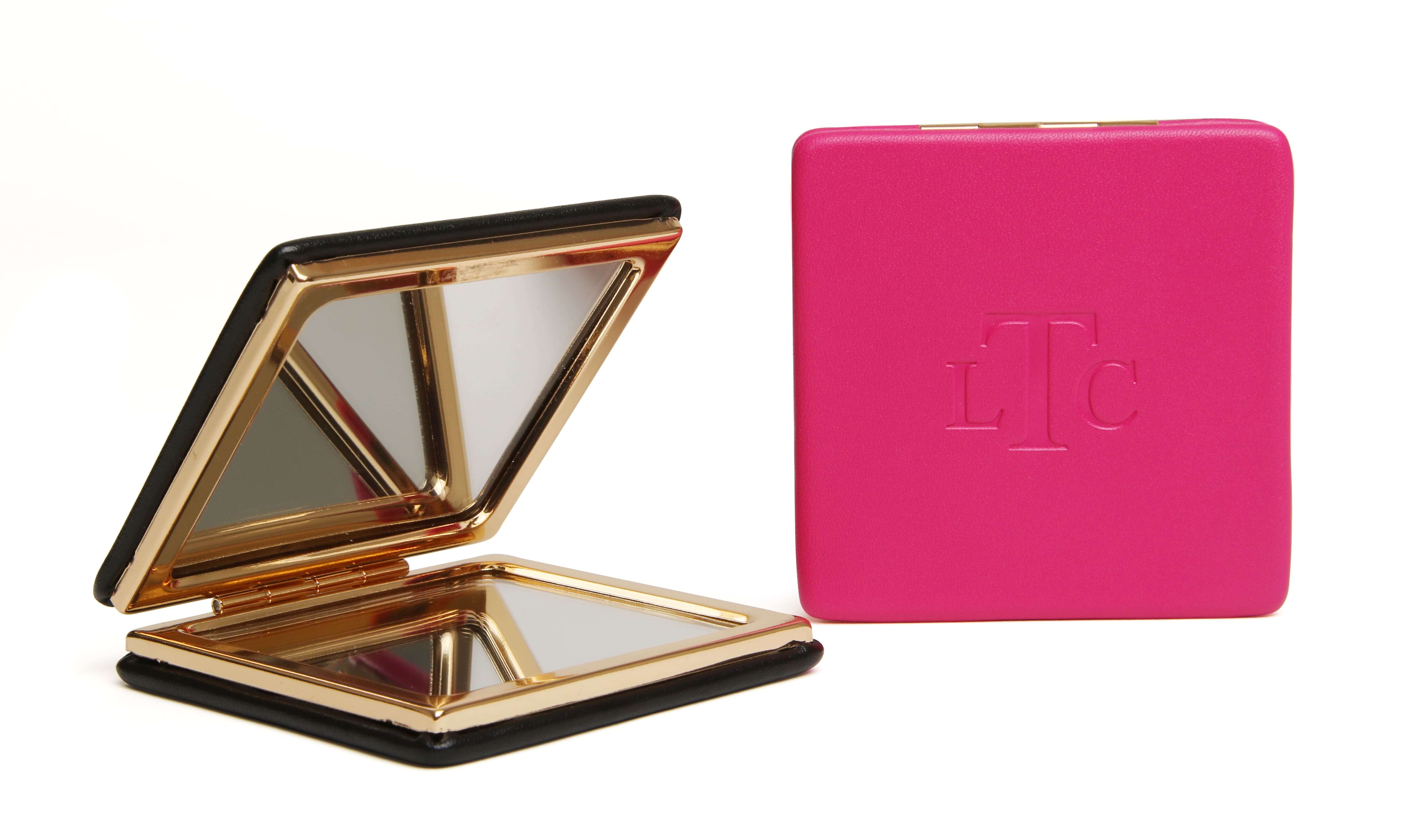 LTC - Pink Square Mirror Compact