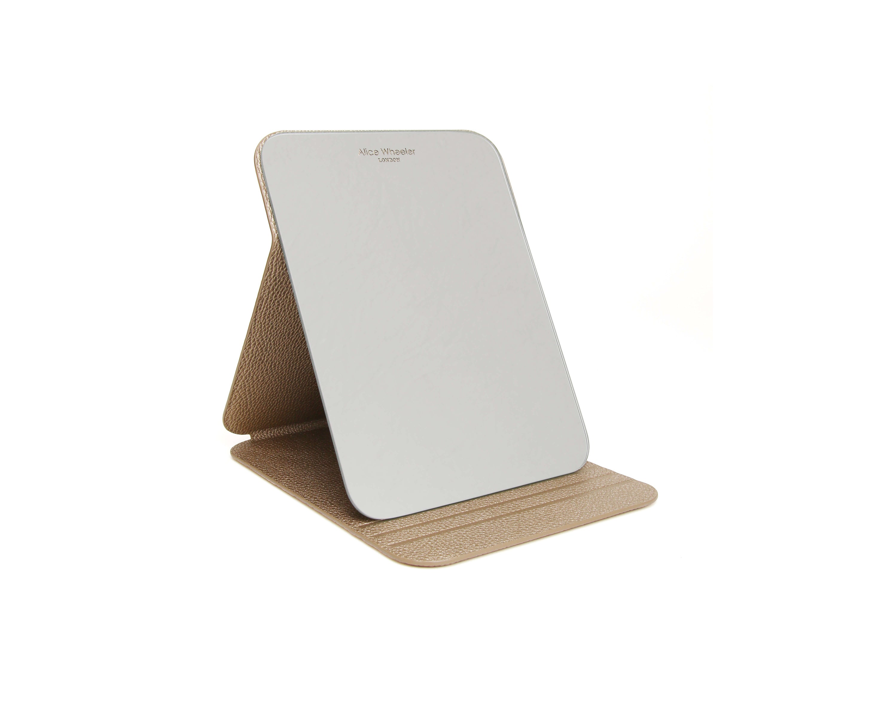 Bronze Folding Travel Mirror