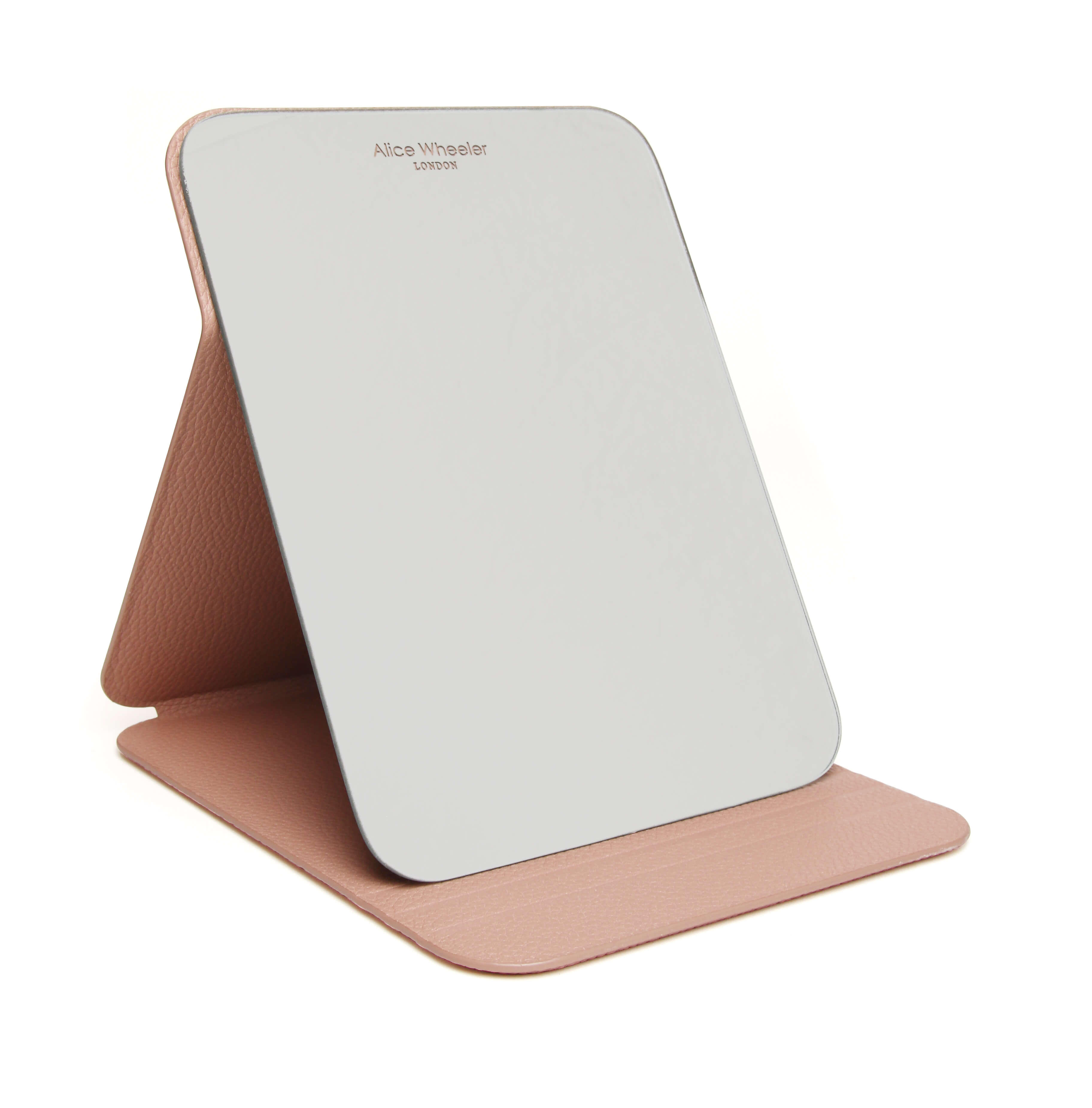 Pink Folding Travel Mirror