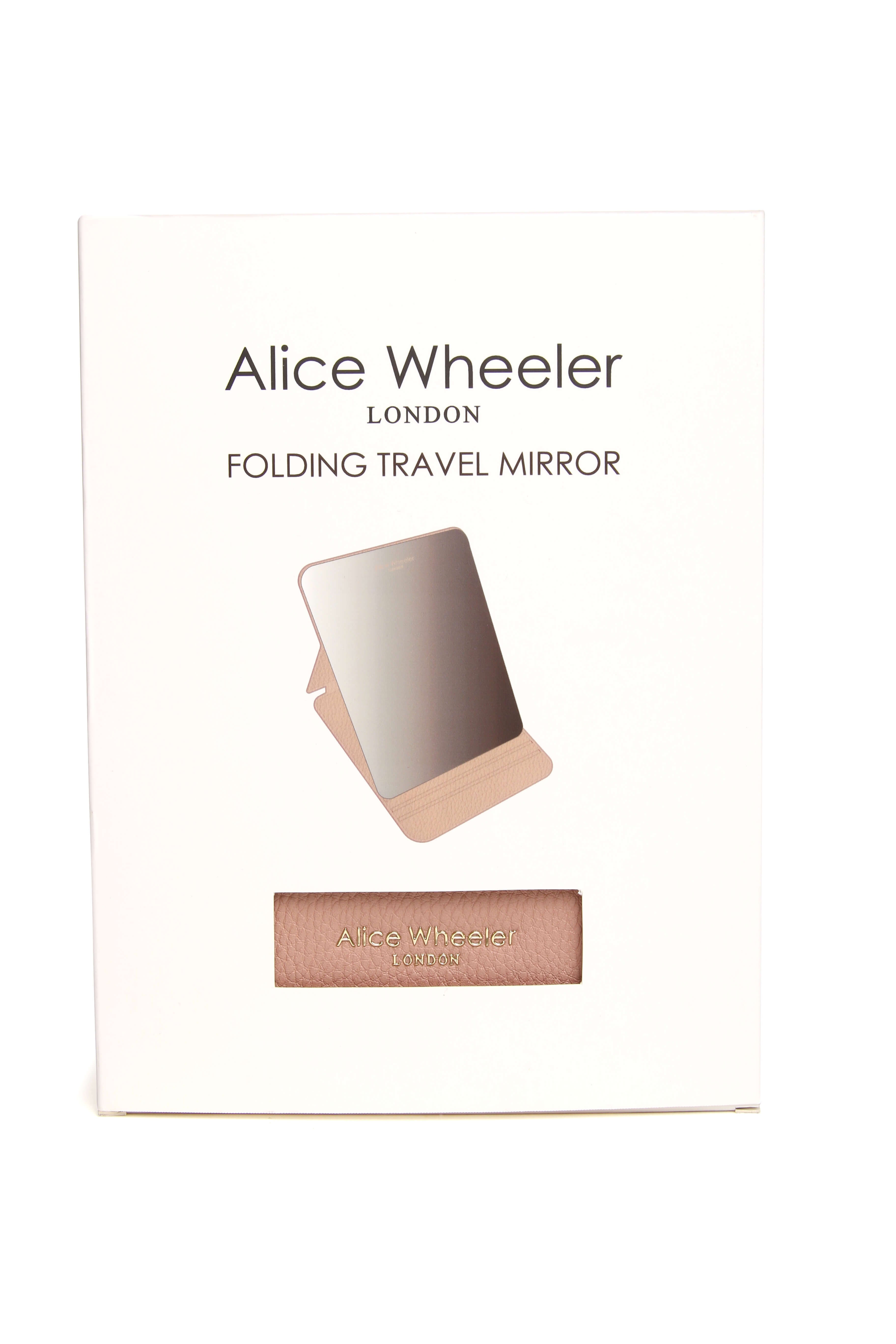 Pink Folding Travel Mirror
