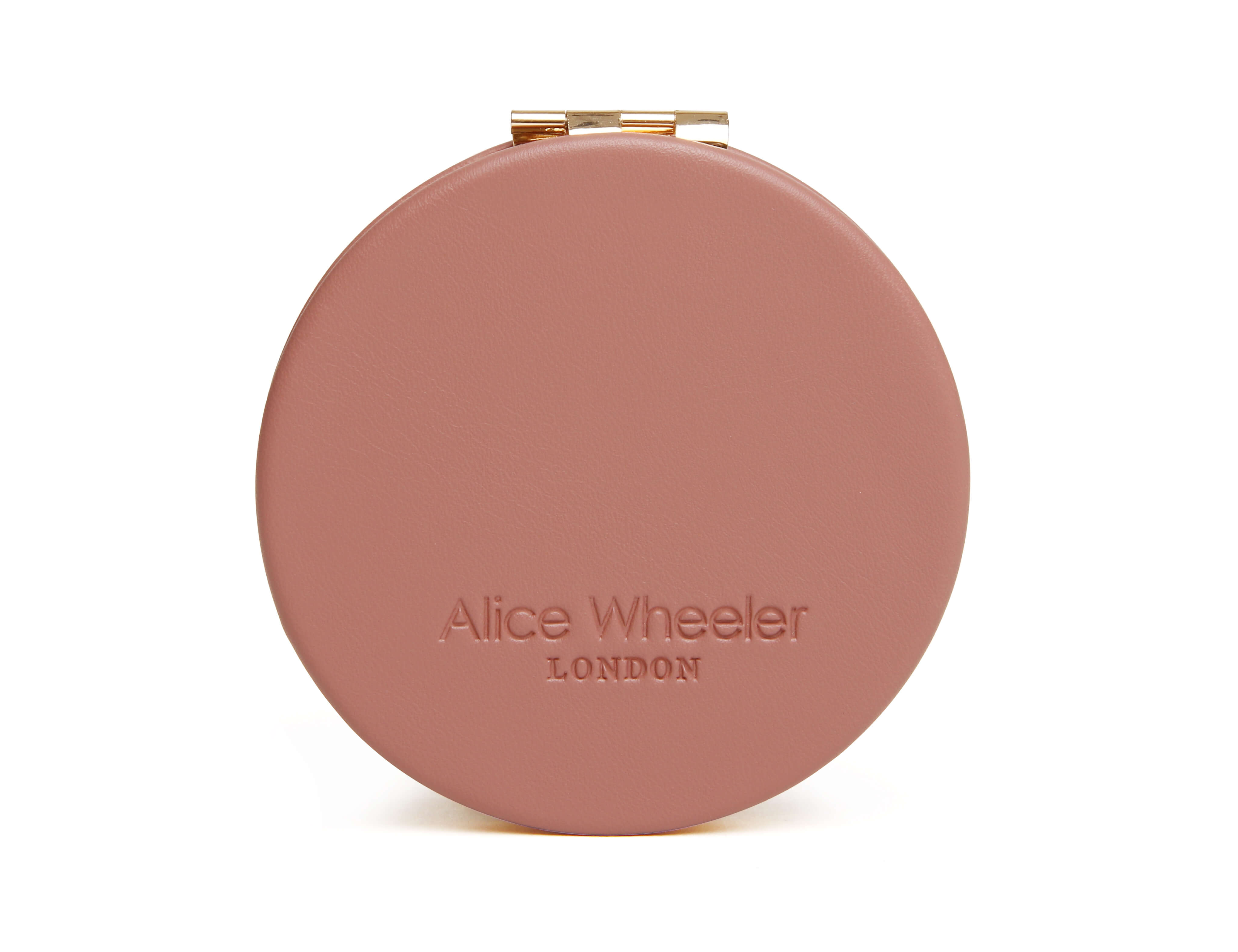 Pink Round Mirror Compact