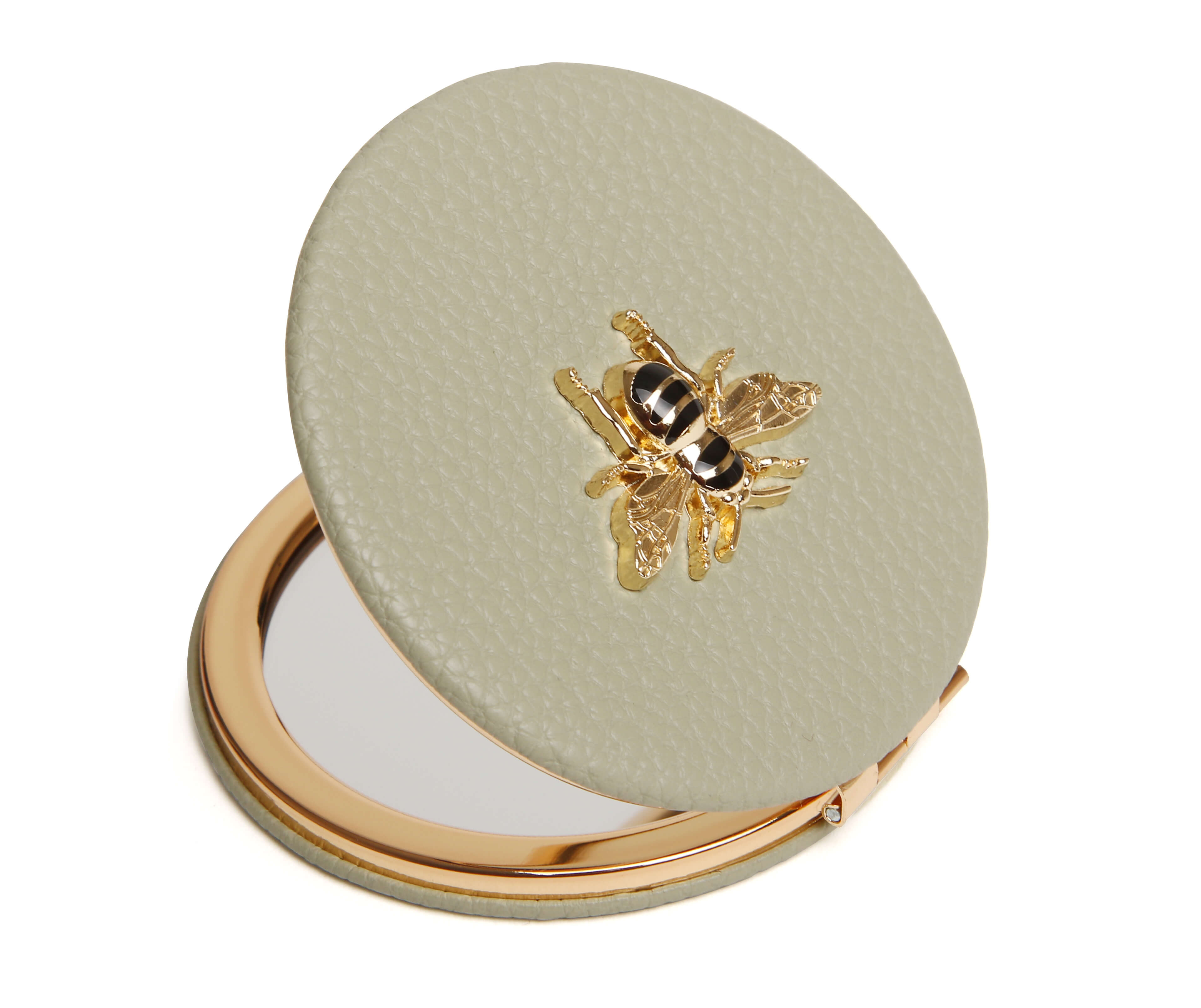 Pistachio Round Mirror Compact