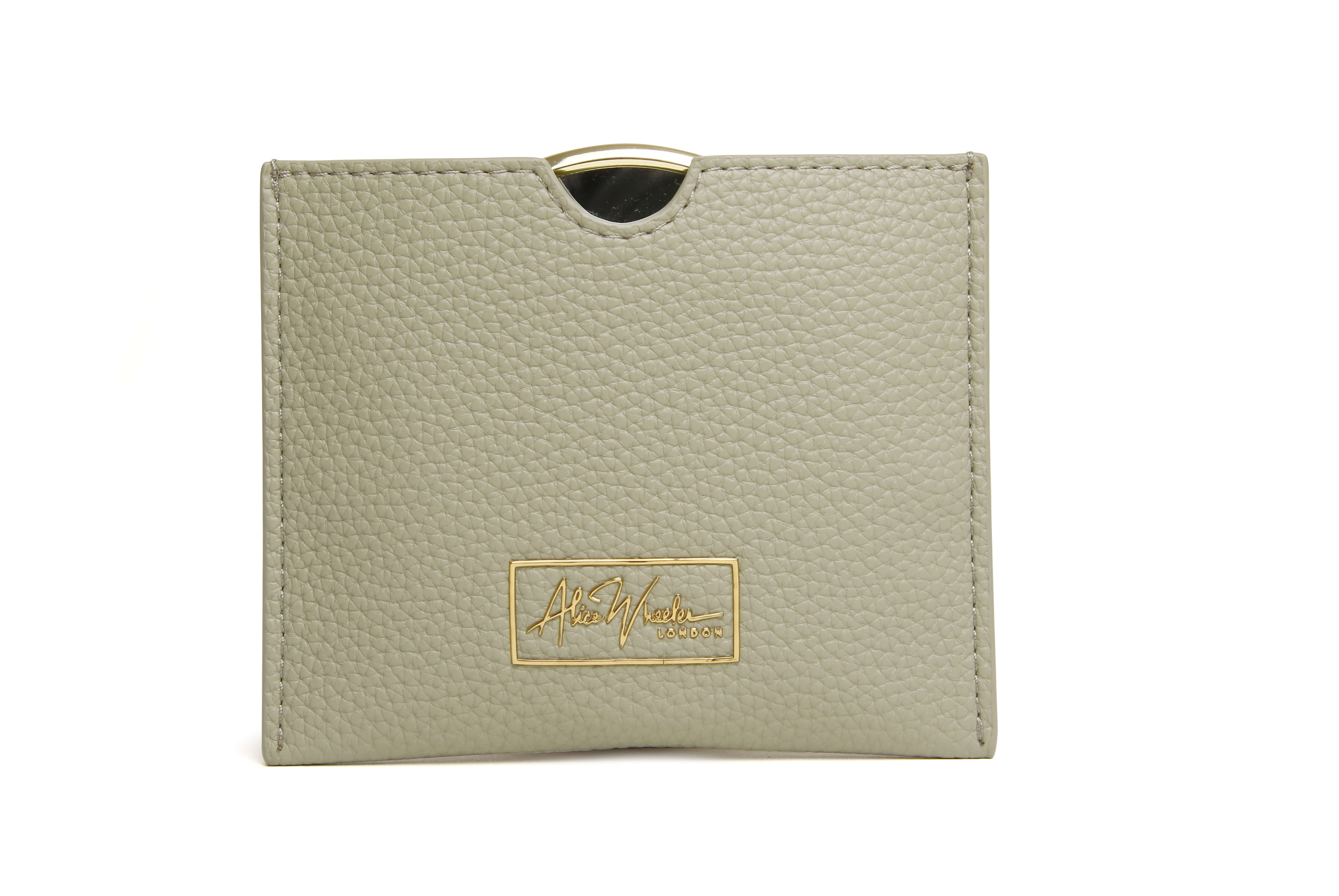 Pistachio Handbag Mirror & Pouch - 7x mag
