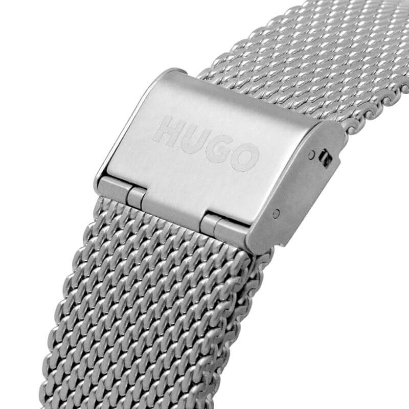 #FRESH SS Mesh Strap Blue Chronograph Dial Gents Watch