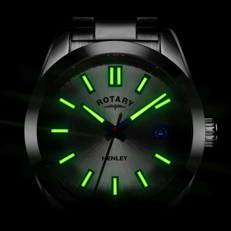 Henley Quartz Sapphire Silver Dial Gents Watch