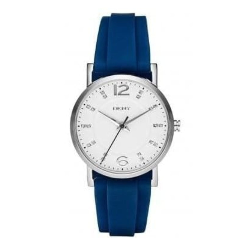 Stylish Blue Silicone Wristwatch