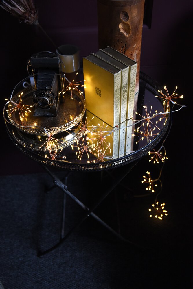 Starburst Chain Copper Battery Powered Light