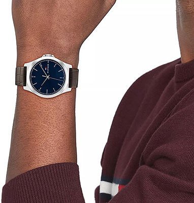 Norris Brown Leather Strap Watch