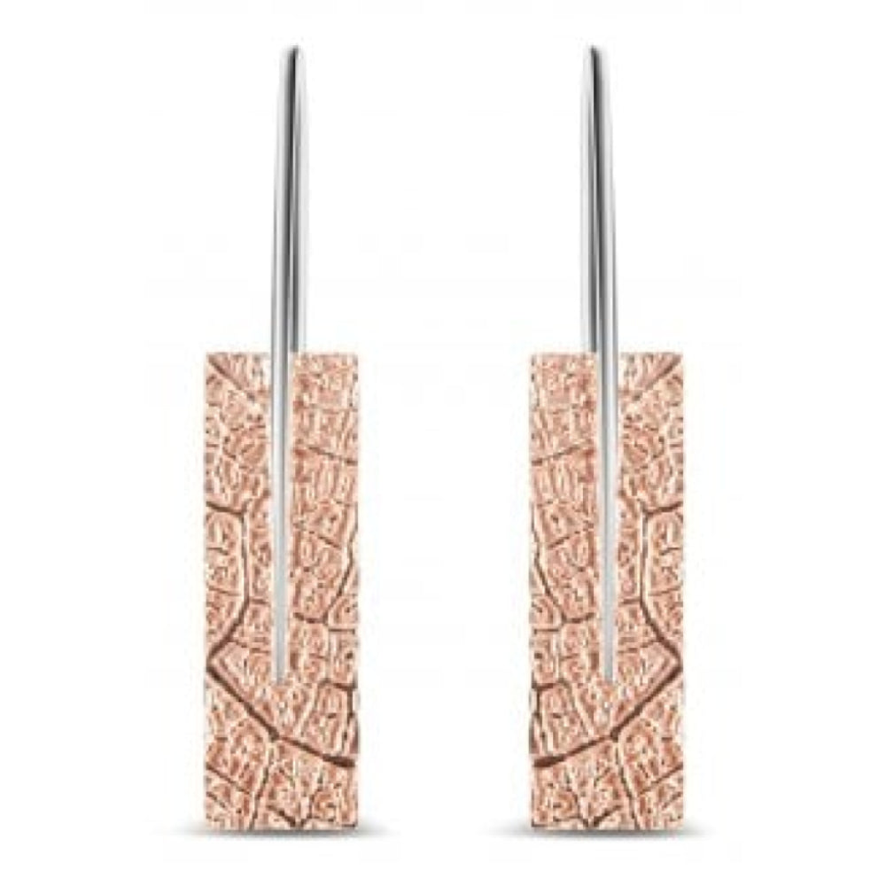 LEAF Earrings Rose Gold