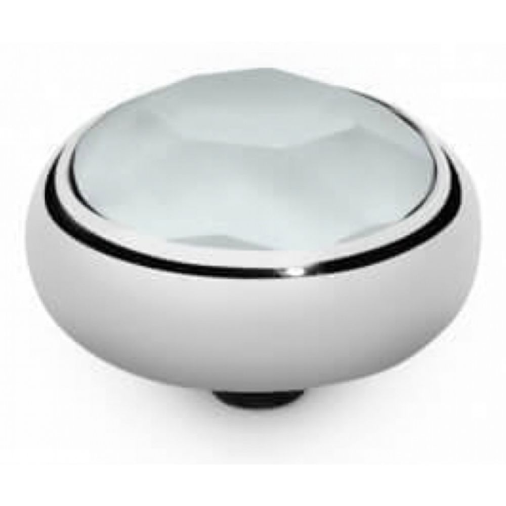 Famosa Stainless Steel 10mm Sesto Powder Blue Ring Top