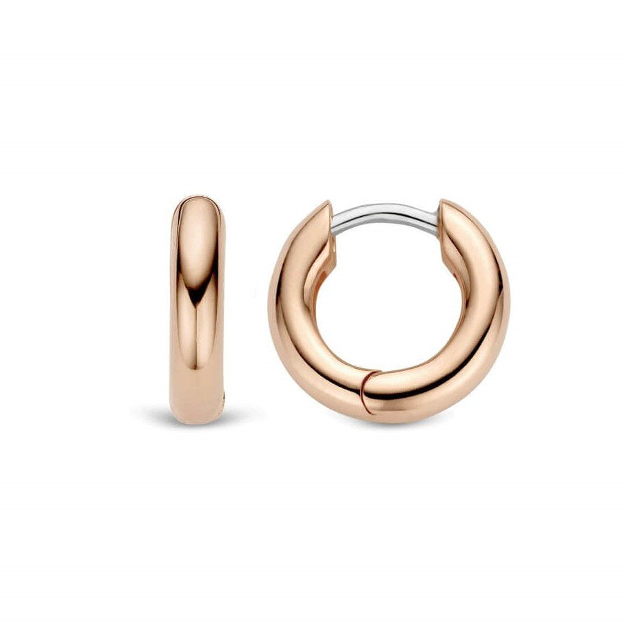 Rose Gold Plated Small Hoop Earrings