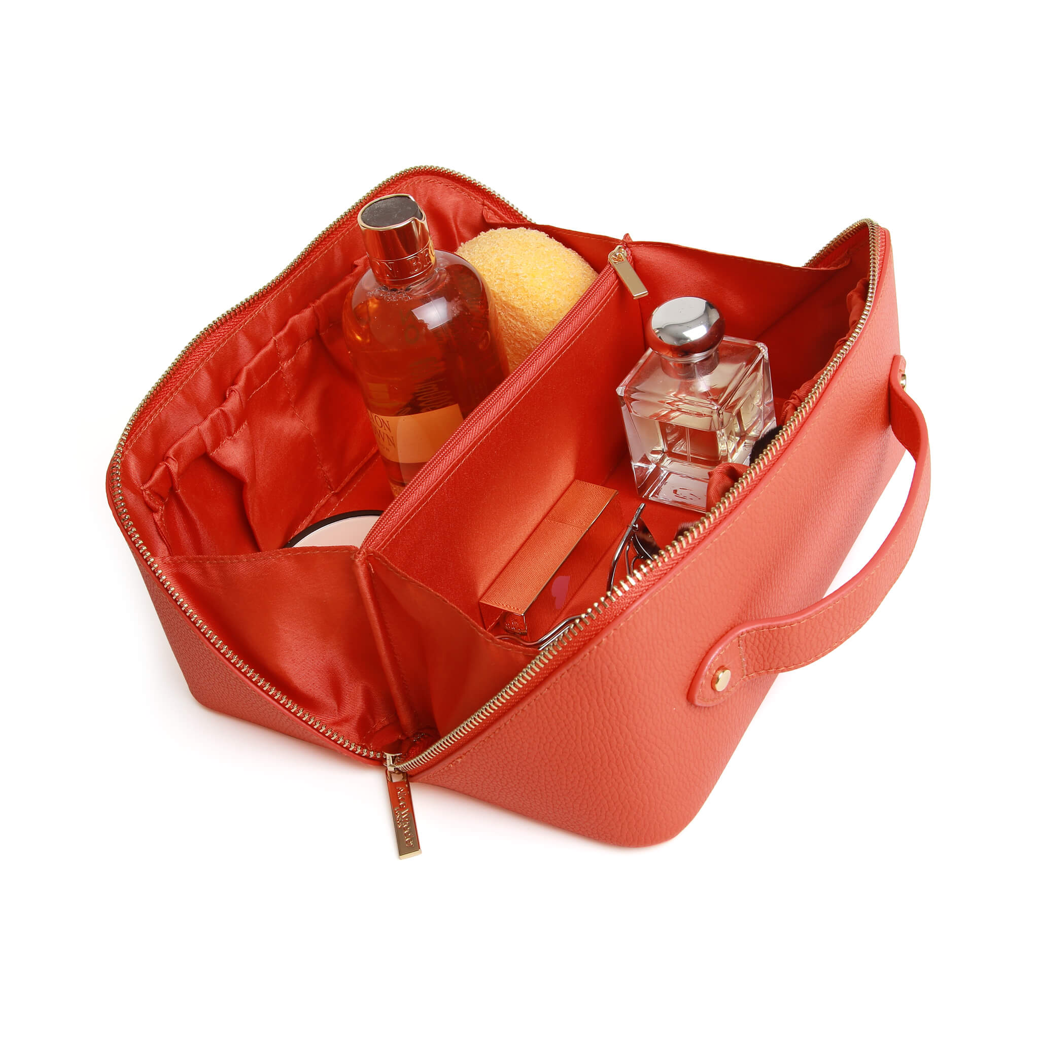 Orange Train Beauty Case