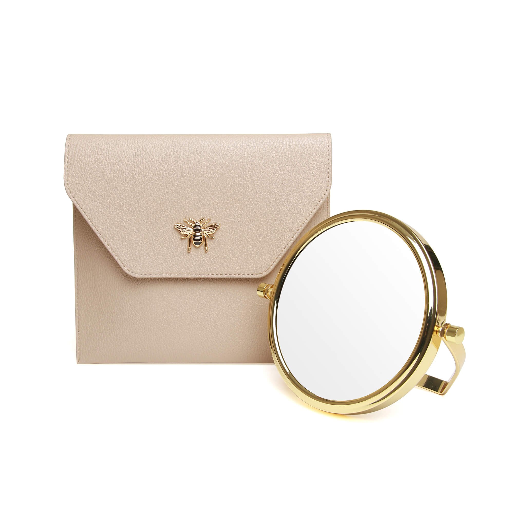Stone - Travel Mirror & Case - 7x Magnification