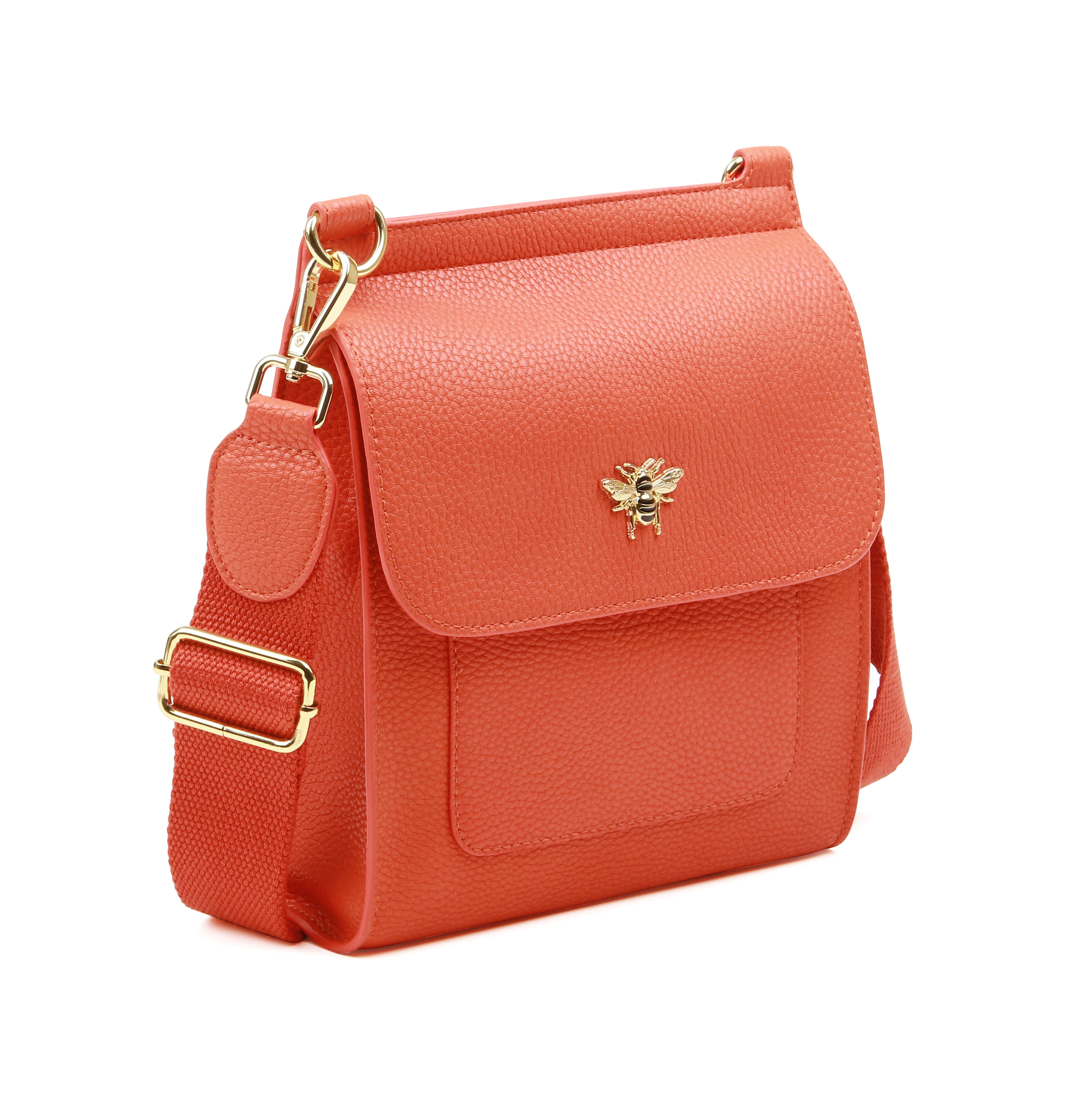 Bloomsbury Cross Body Bag In Orange