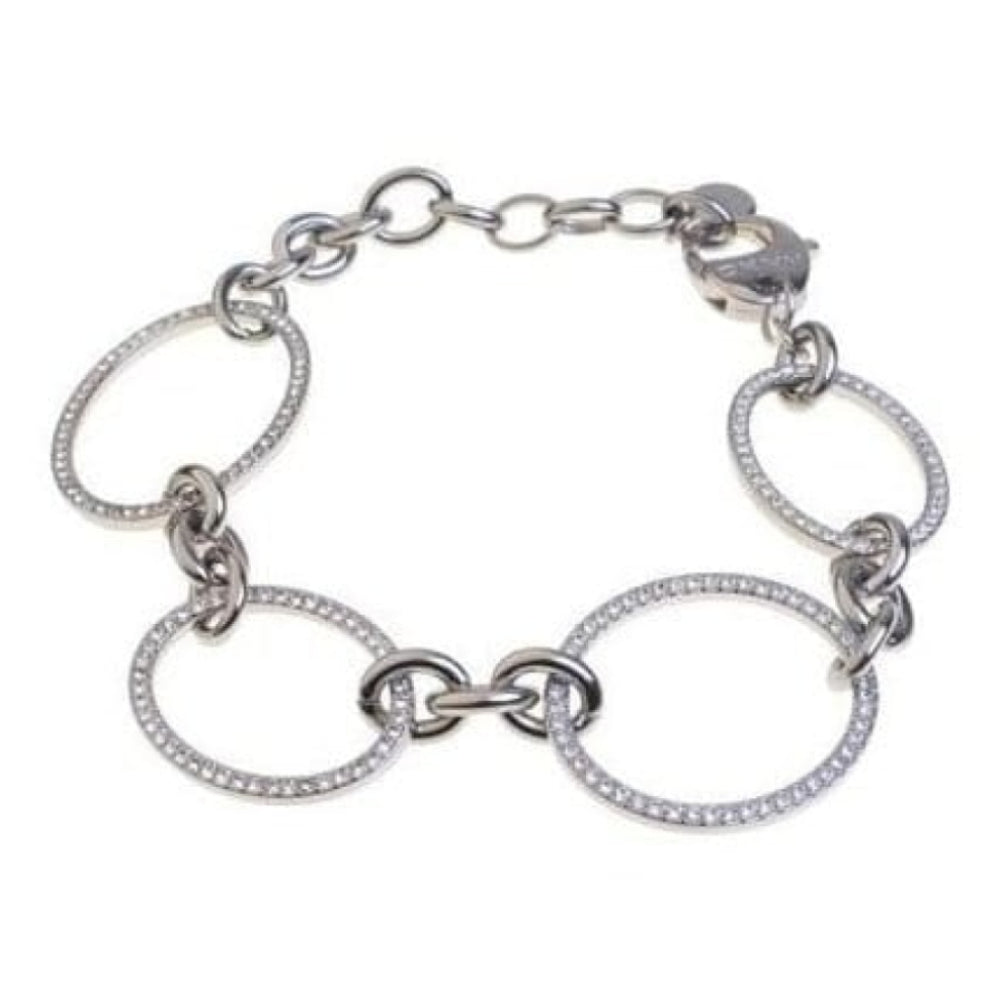 Ladies Glitz & Essentials Crystalised Circular Bracelet