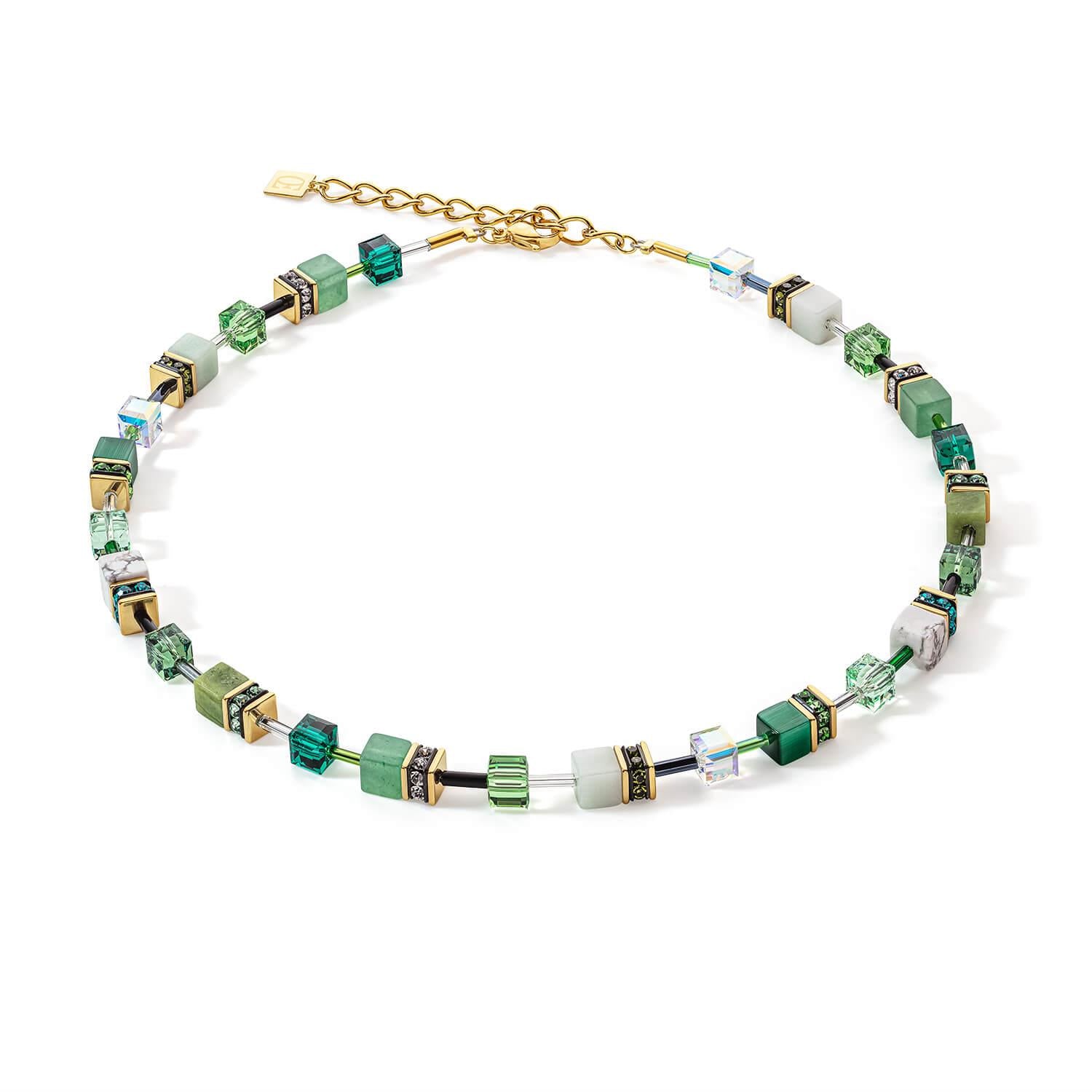 GeoCUBE Iconic Precious Green Necklace