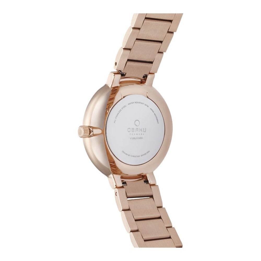 GLAD - NUT Rose Gold Plated Stainless Steel Watch