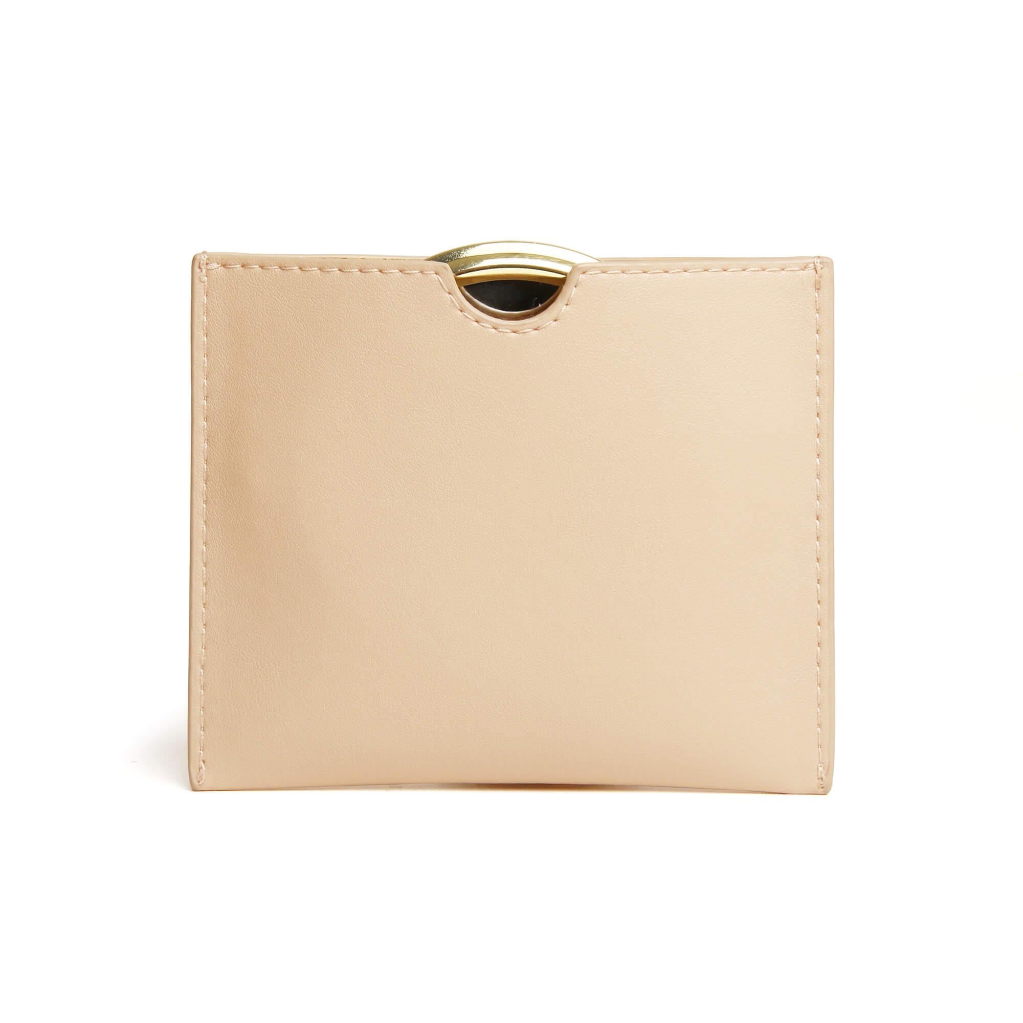 Mirror & Pouch In Sand