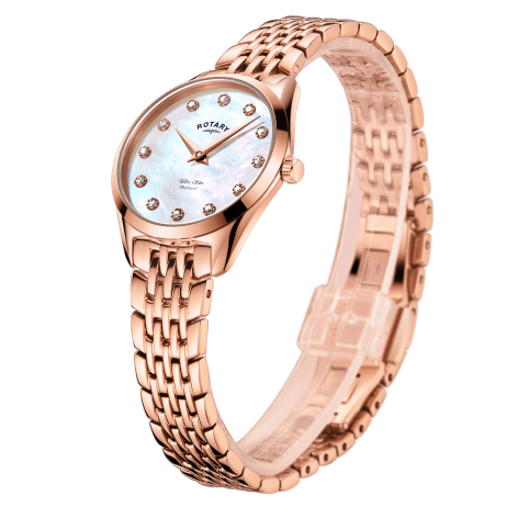 Ladies Bracelet Watch Rose Gold