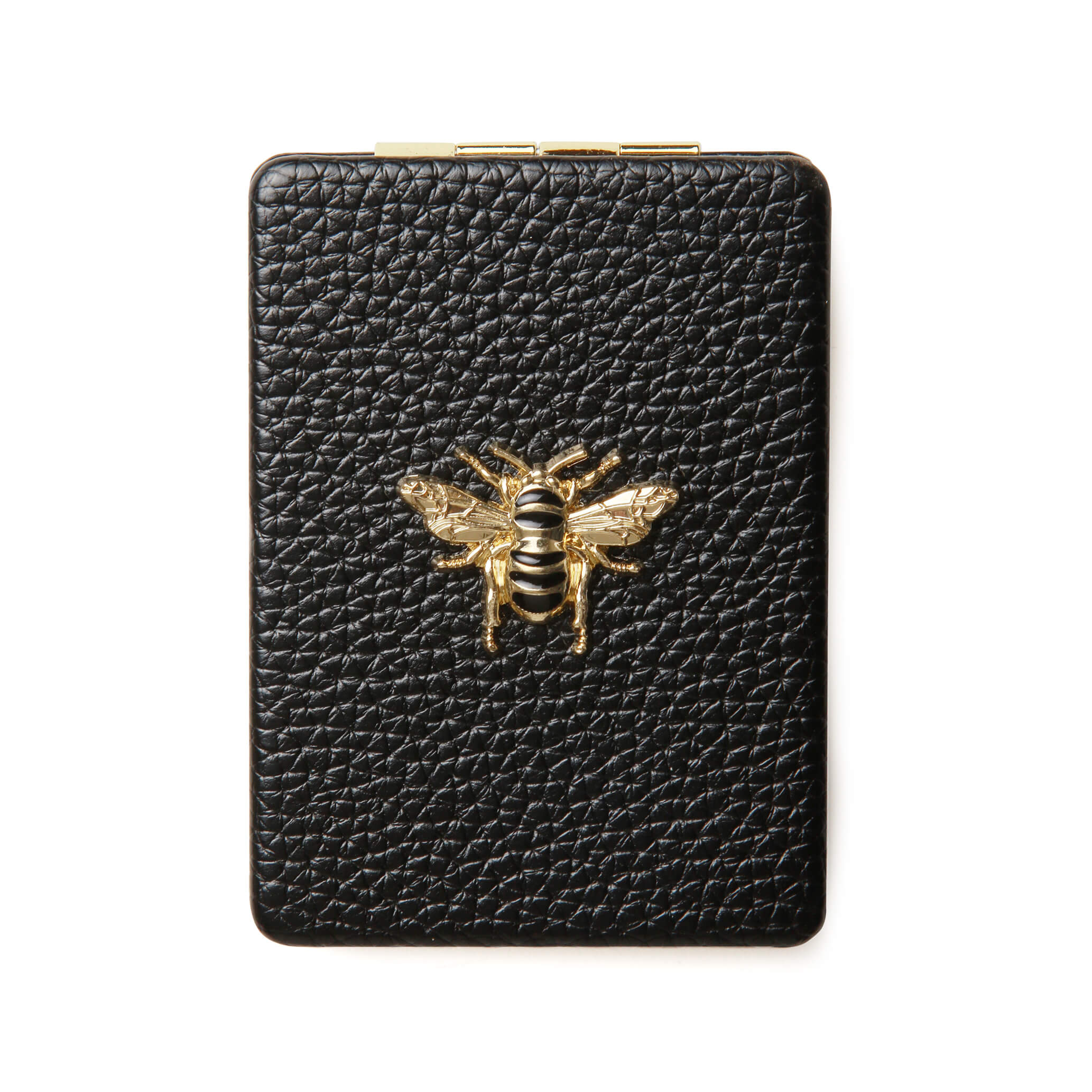 Oblong Compact Mirror Black