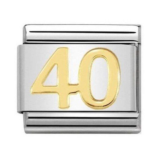 Composable Classic 18k Gold Number 40 Link