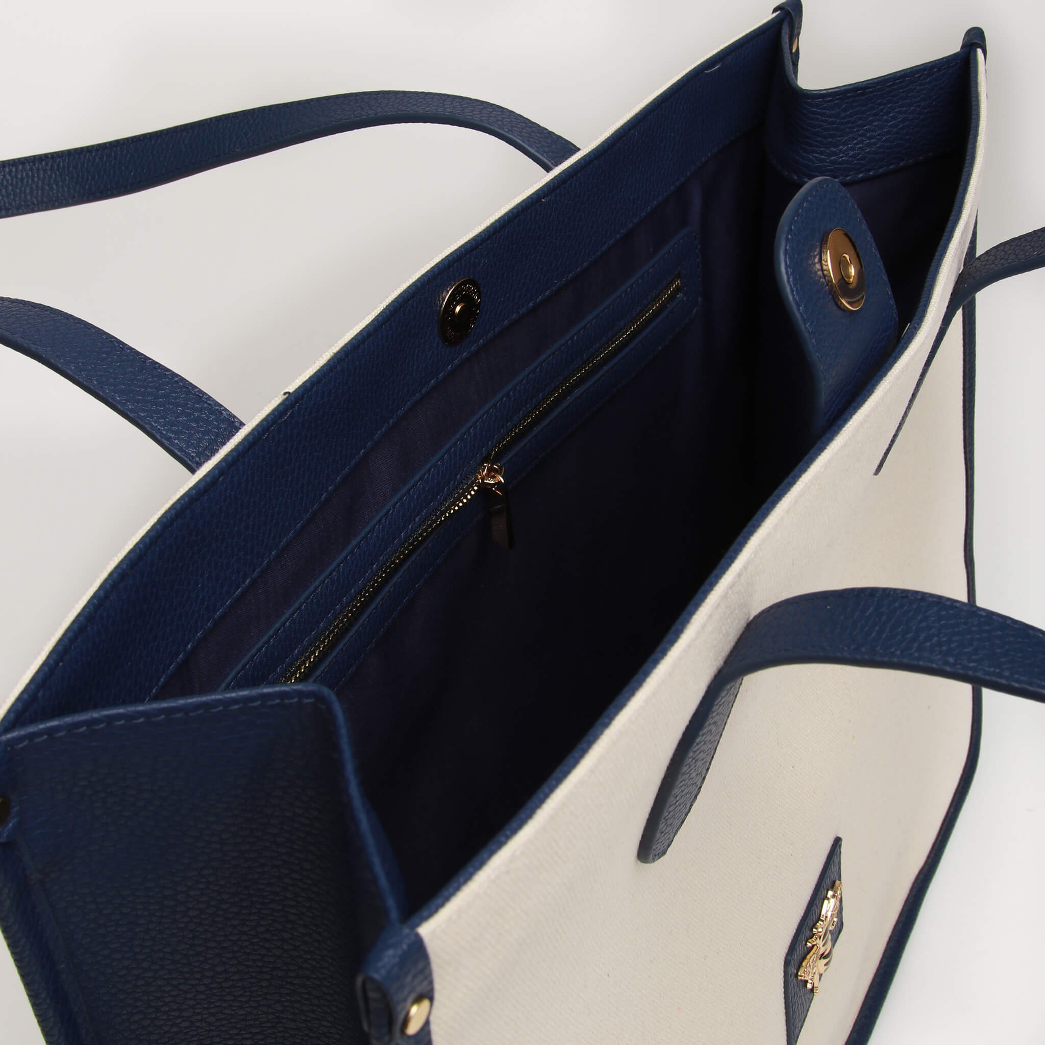 Kingston Canvas Tote Bag In Navy