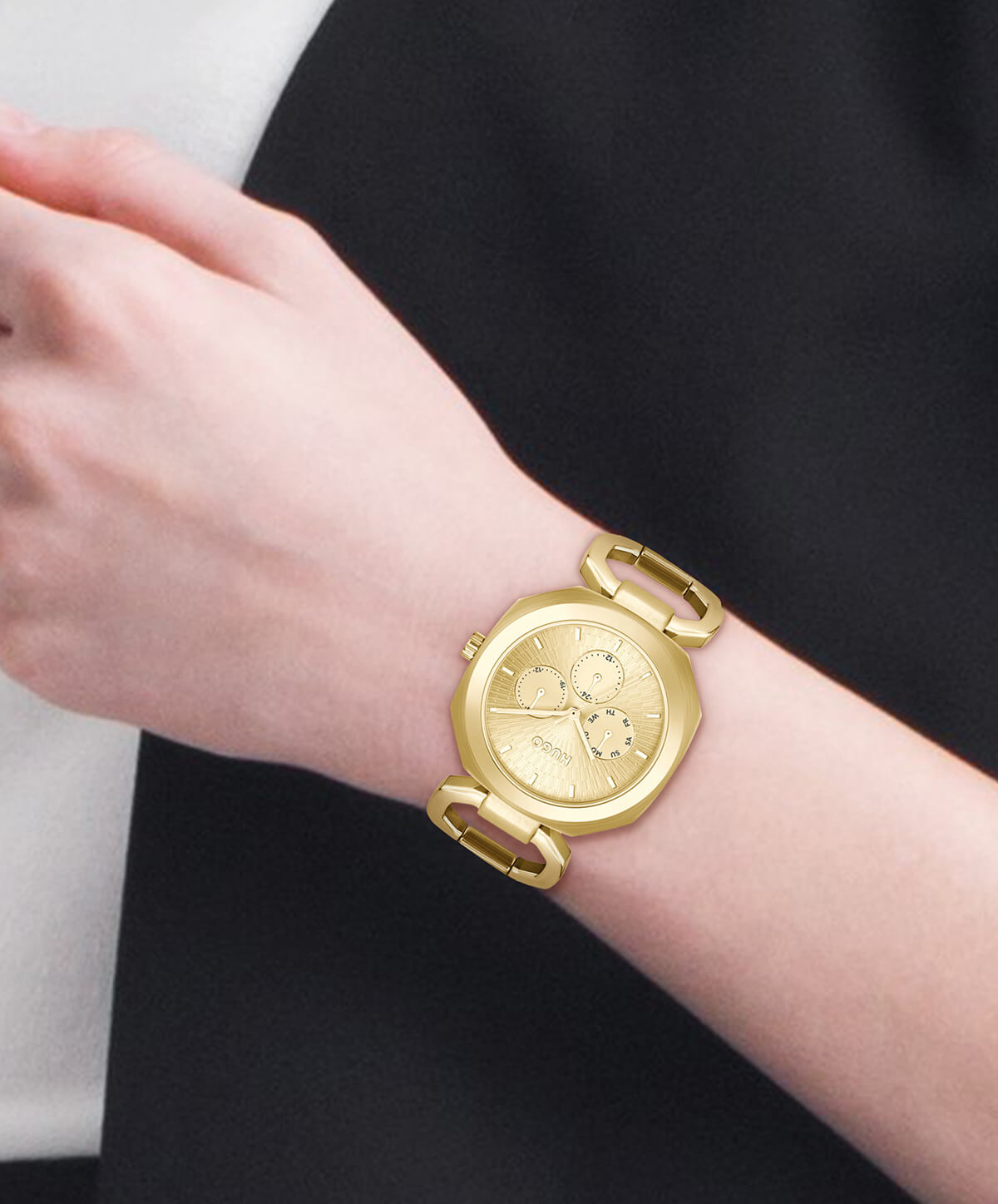 INTENSE Gold Plated Chronograph Watch