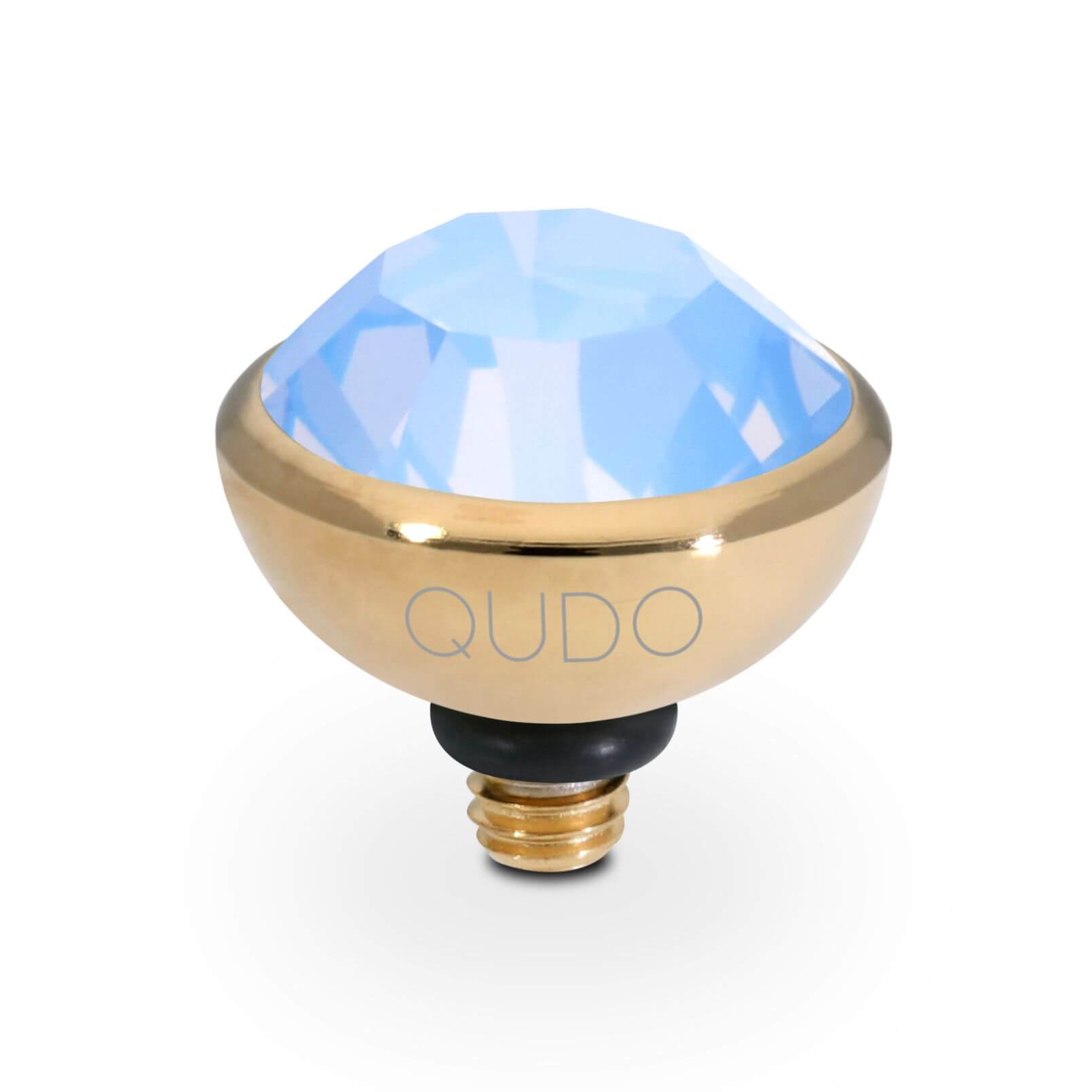 BOTTONE (G/P) 10mm Light Sapphire Opal Ring Top