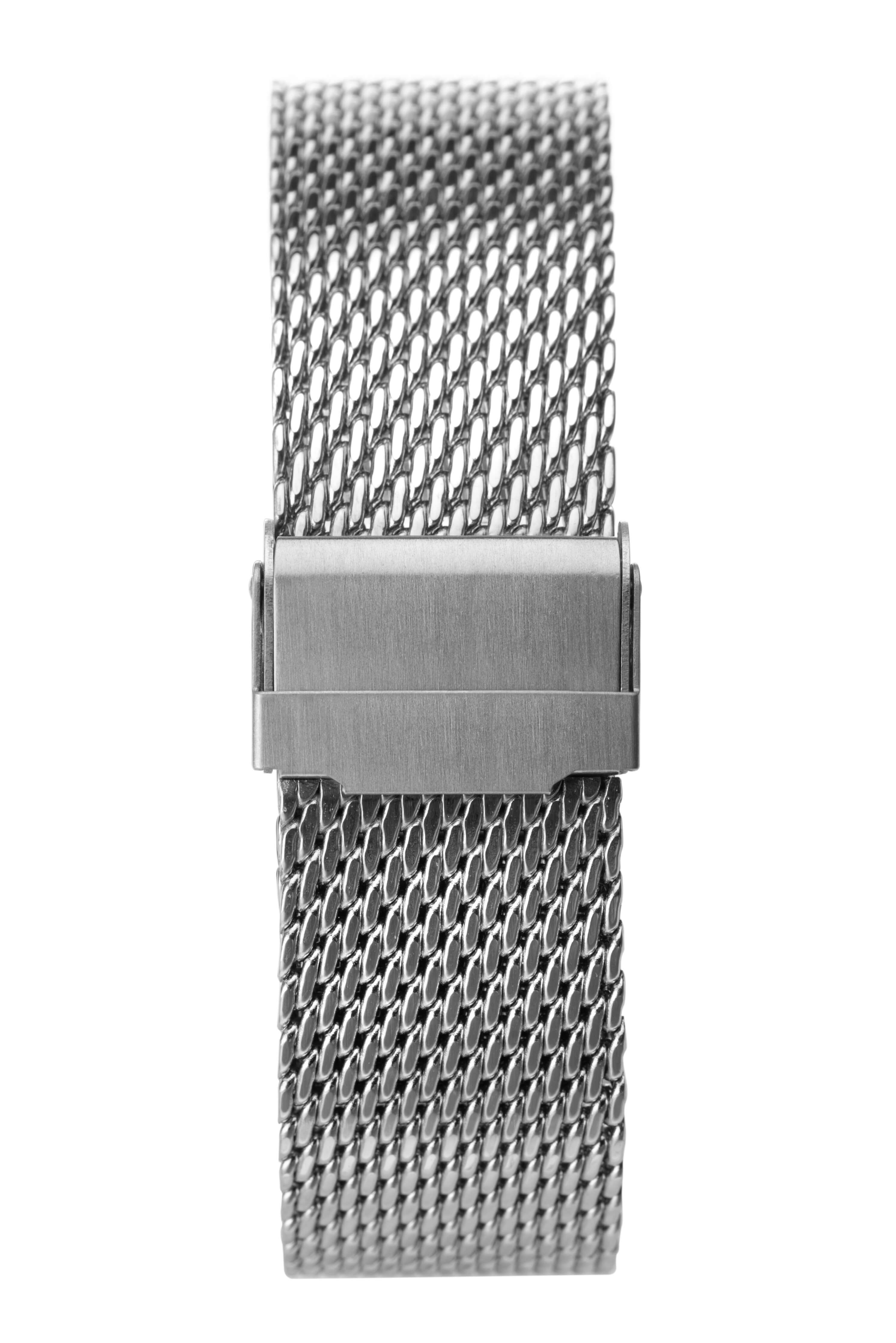 Multifunction Milanese Stainless Steel Bracelet Gents Watch