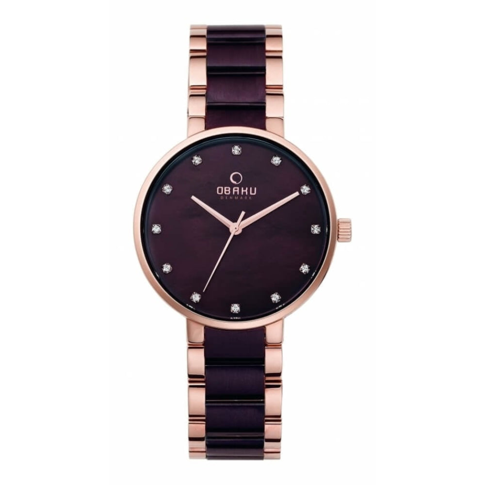GLAD - NUT Rose Gold Plated Stainless Steel Watch