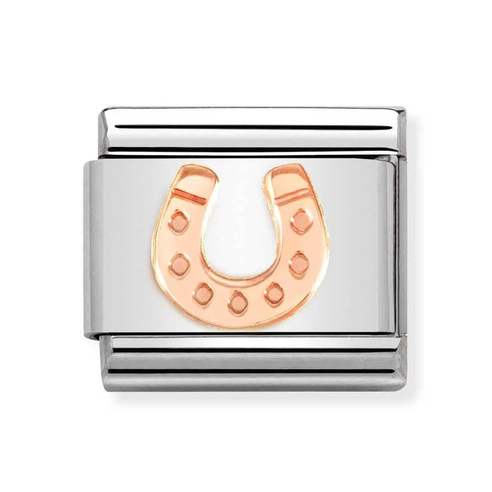 Composable Classic Link In 9K Rose Gold Horseshoe