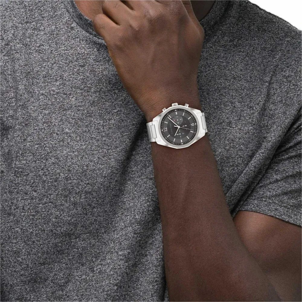 Force Stainless Steel Multifunctional Gents Watch
