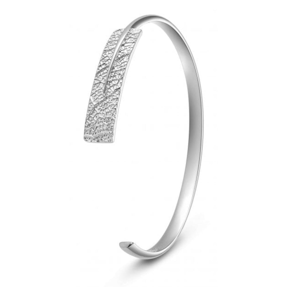 LEAF Bangle Silver Small