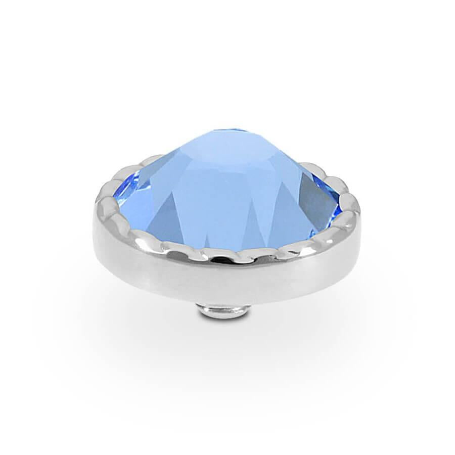 Bocconi Flat 9mm Light Sapphire Top (S/P)