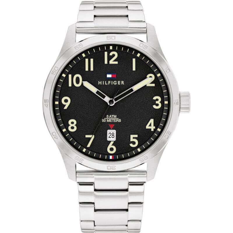 Forrest SS Bracelet With Black Dial Gents Watch