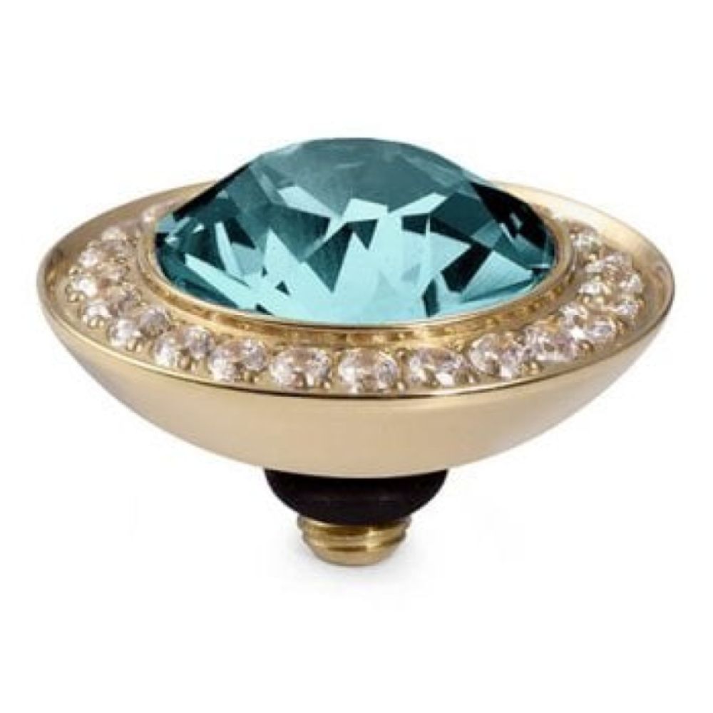 Interchangeable Top Tondo 13mm Deluxe (G/P) Light Turquoise
