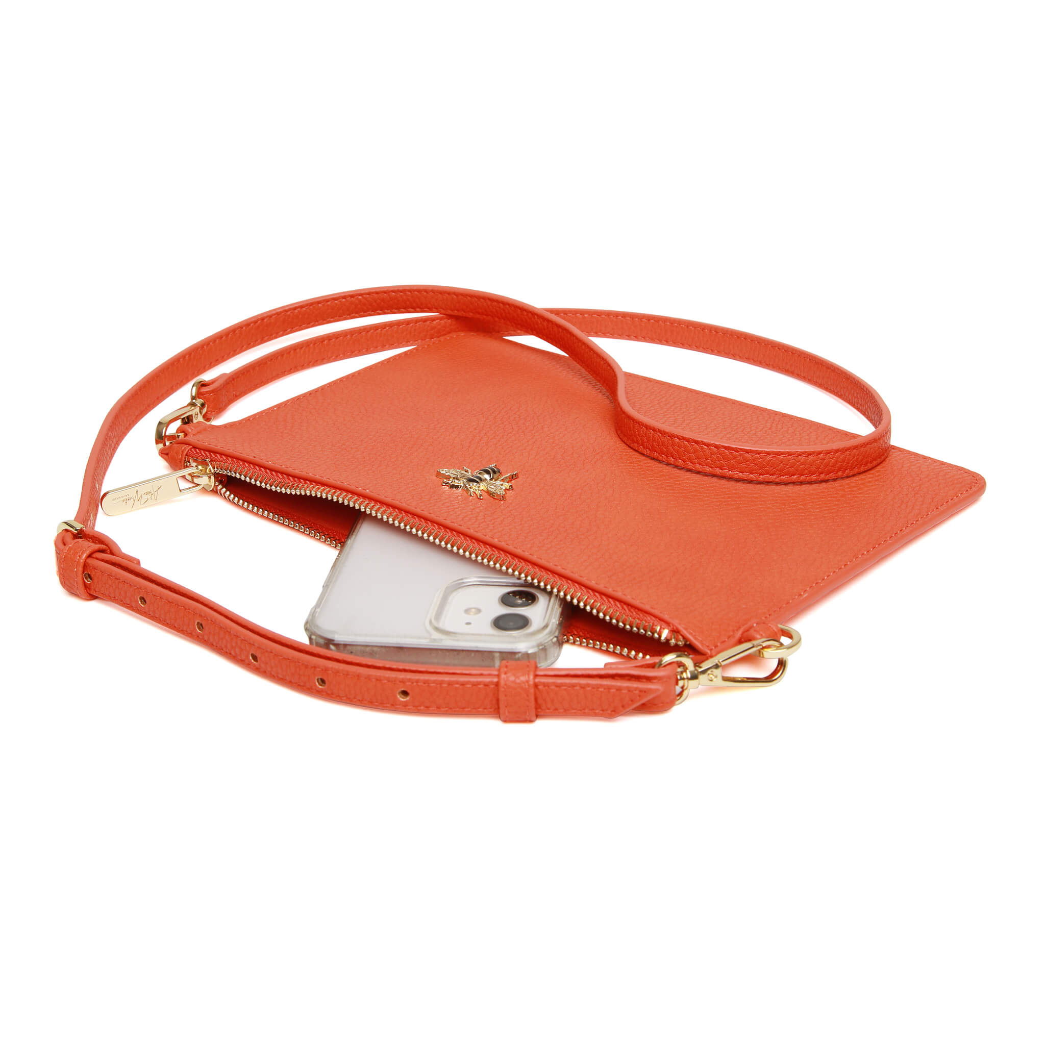 Ealing Phone/Clutch Pouch In Orange
