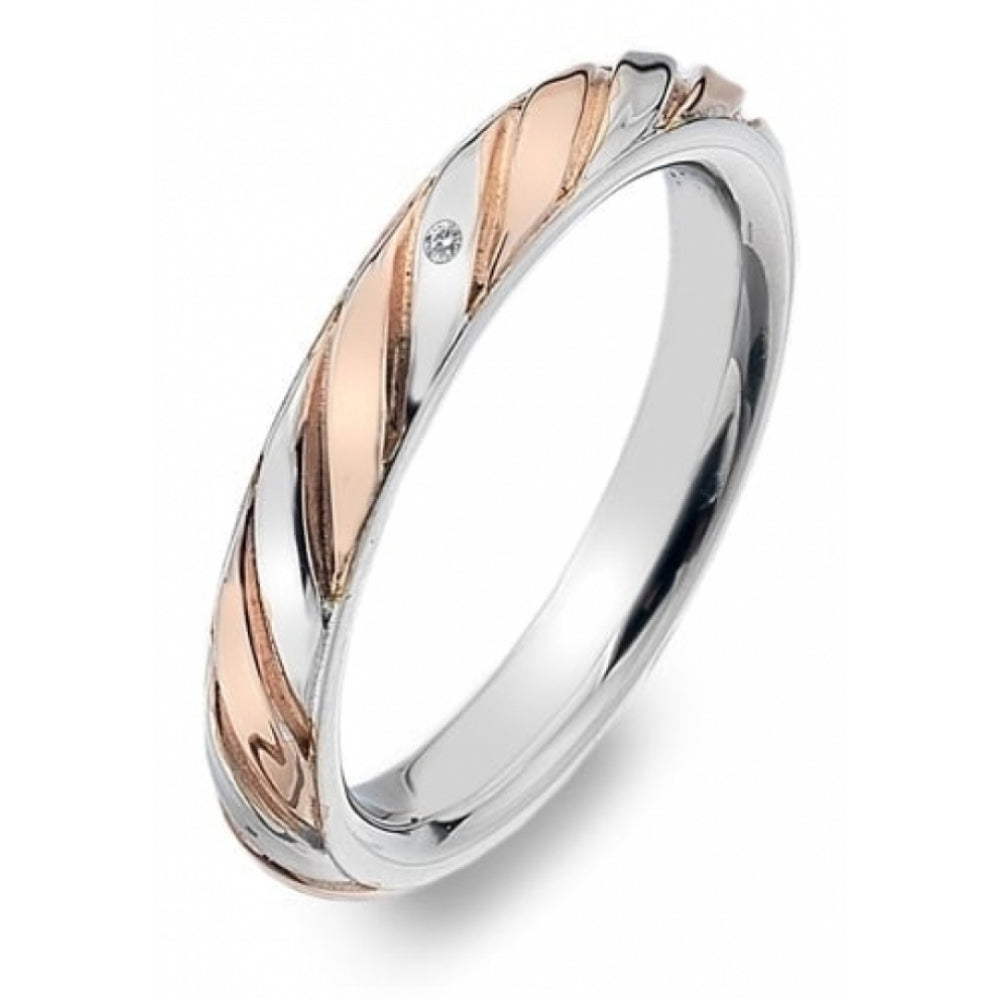 Rose Gold Plated Sterling Silver Breeze Ring