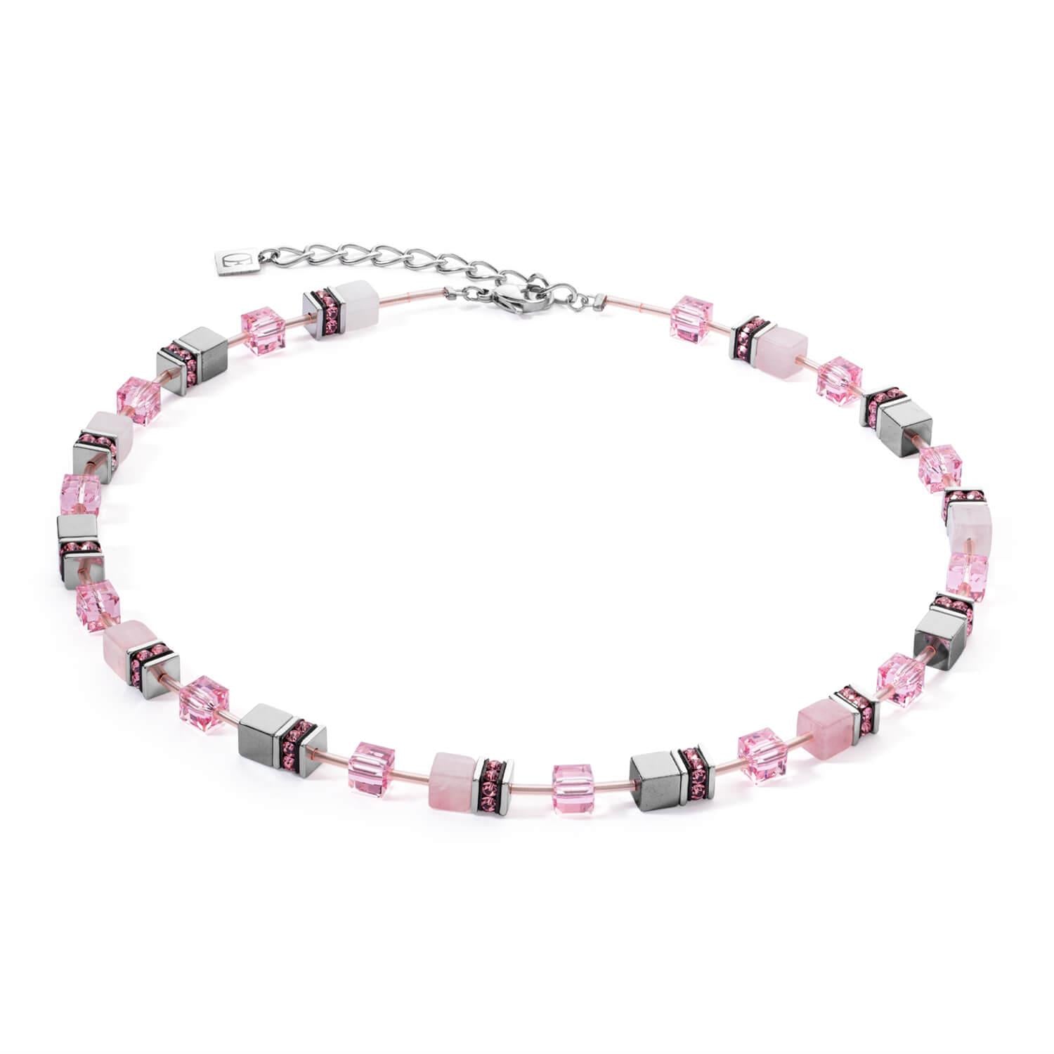 GeoCUBE Iconic Precious Necklace In Rose
