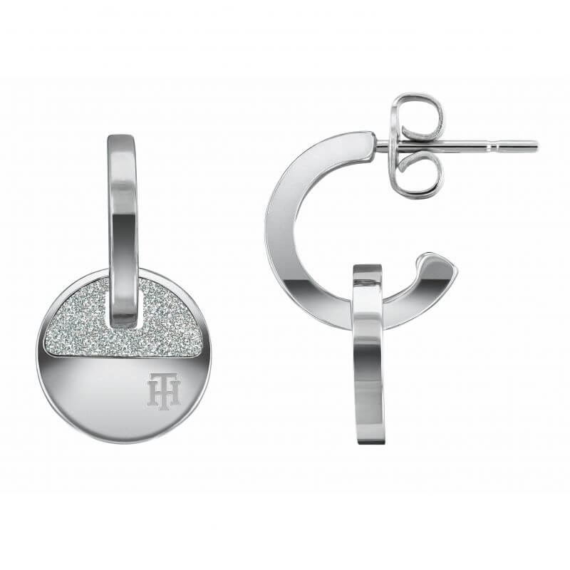 Hsamuel Tommy Hilfiger Hoop Earrings Tommy Hilfiger Heart Logo