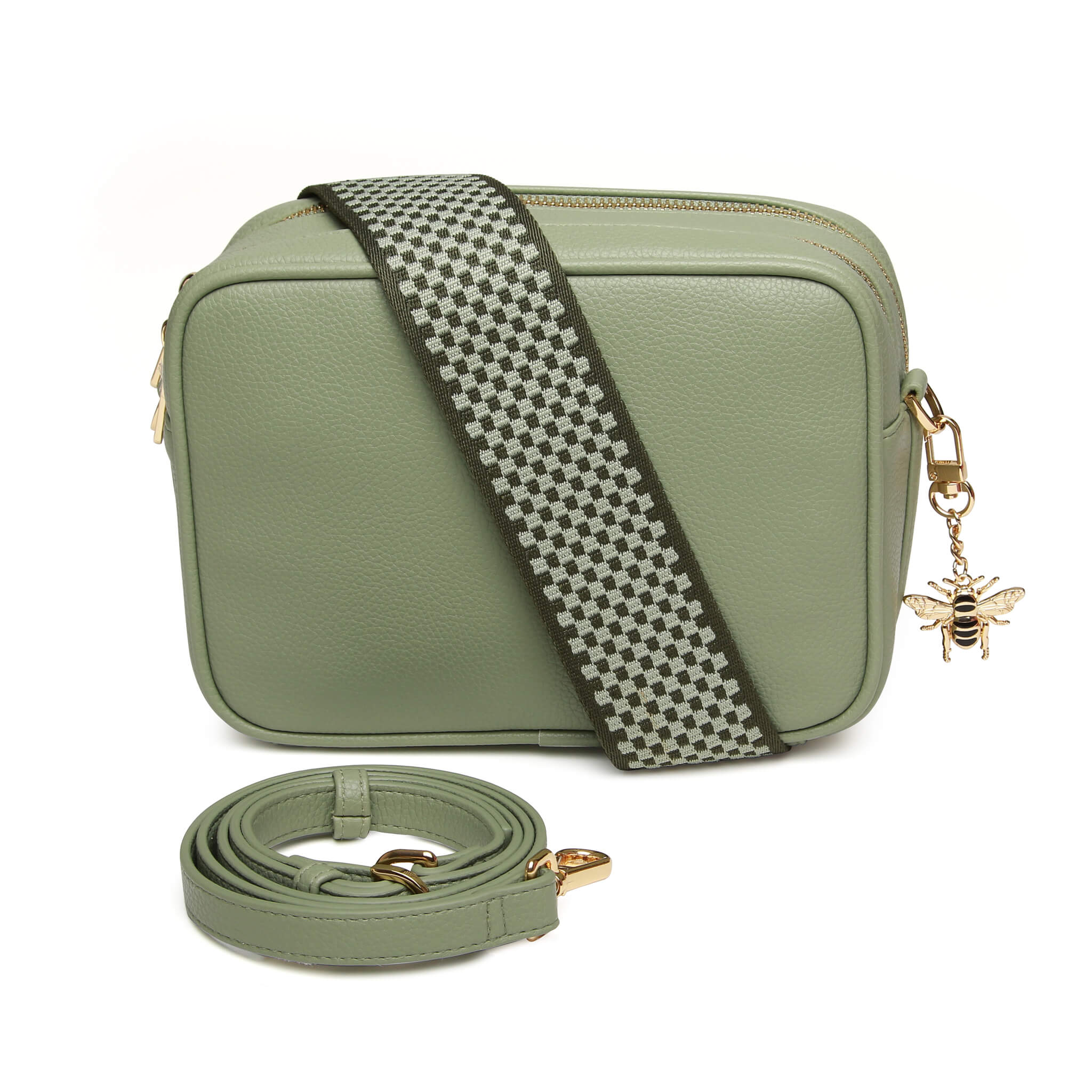 Soho Camera Cross Body Bag In Sage